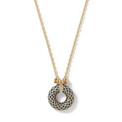 Egyptian Feather Pendant Necklace