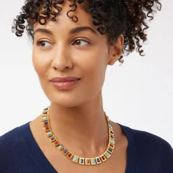 New Kingdom Gems Collar Necklace